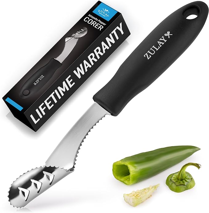 Zulay Kitchen Jalapeno Corer Tool