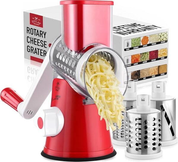 The Zulay Kitchen Hand Crank Cheese Grater