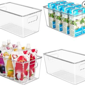 YIHONG Clear Plastic Storage Bins